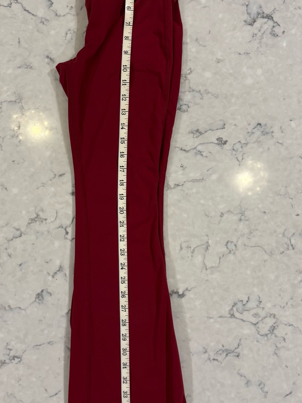 JoyLab Burgundy Red Two-Piece Set -Crop Top(SMALL) & Flared Leggings(X-SMALL) - Picture 13 of 16